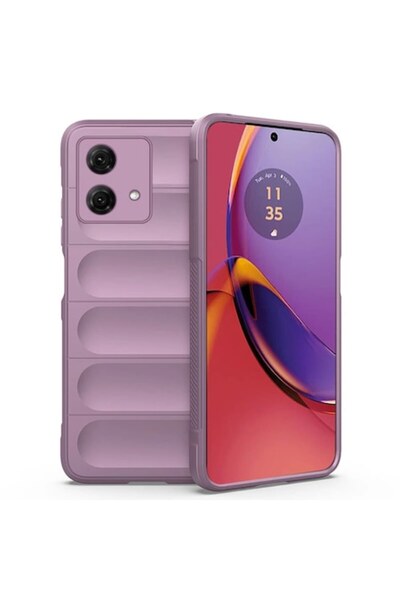 SOFAL Carcasă pentru Motorola Moto G84, P424, poliuretan, violet