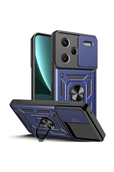 SOFAL Carcasă pentru Xiaomi Redmi Note 13 Pro+ 5G (H378) - Poliuretan, Albastră