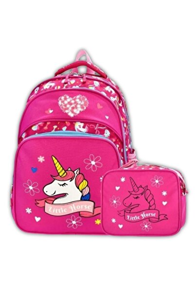 KY Set de genți ortopedice unicorn pentru școală primară pentru fete, roz, 2 ...
