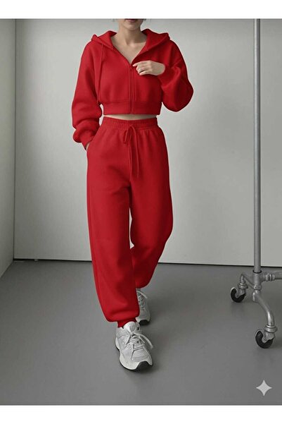 blackbonds 3iplik crop eşofman takımı