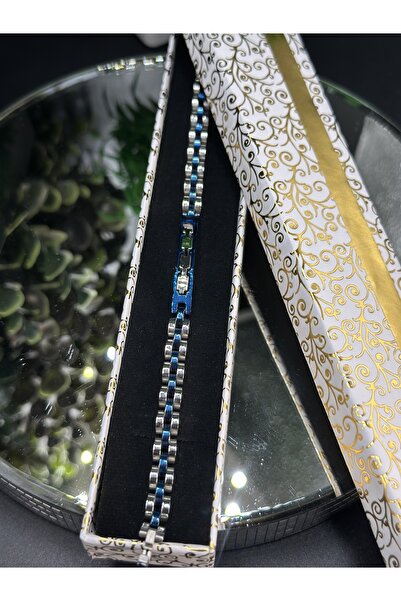 NikaŞ جودة لا تُضاهى! سوار رجالي أصلي من الفولاذ المقاوم للصدأ 316L مضاد للحس...