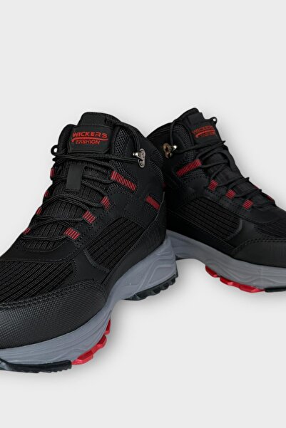 Liger Ανδρικές αδιάβροχες και ανθεκτικές στο κρύο μπότες πεζοπορίας εξωτερικού χώρου ΜΑΥΡΟ