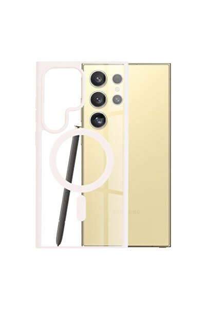 SOFAL Carcasă pentru Samsung Galaxy S24 Ultra, Y13, roz nud