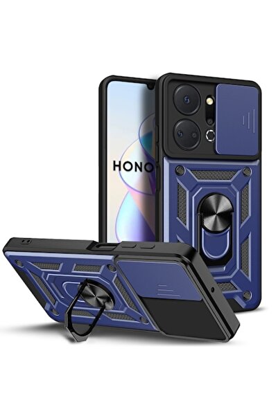 SOFAL Honor X7a (H411) Polyurethane Phone Case - Blue