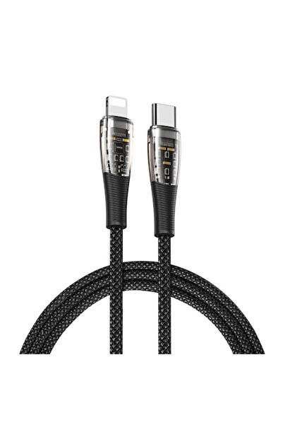 Velox Data Power USB-C to Blind Angle Cable, 20W, 1m, Metal Gray