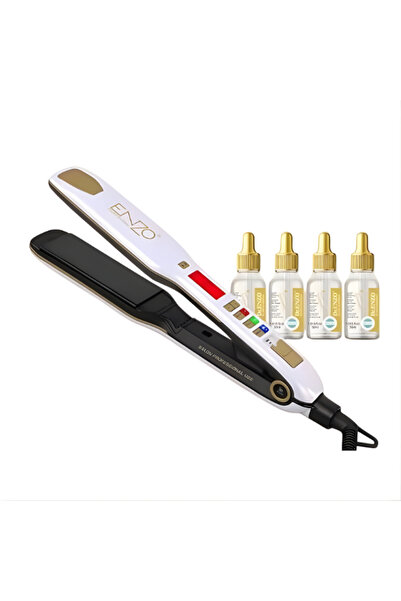 Enzo Professional ENZO EN-5111B Professional Hair Straightener – Advanced Ceramic Titanium Plates