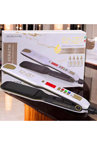 Enzo Professional ENZO EN-5111B Professional Hair Straightener – Advanced Ceramic Titanium Plates