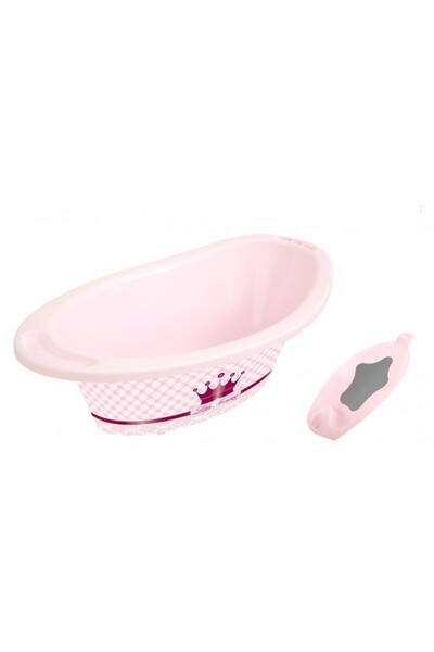 Rotho Babydesign Cadă de baie Style cu suport pentru baie pentru nou-născuți Princess