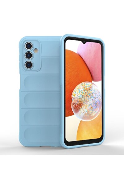 SOFA Carcasă pentru Samsung Galaxy A14 4G/A14 5G, P263, Poliuretan, Albastră