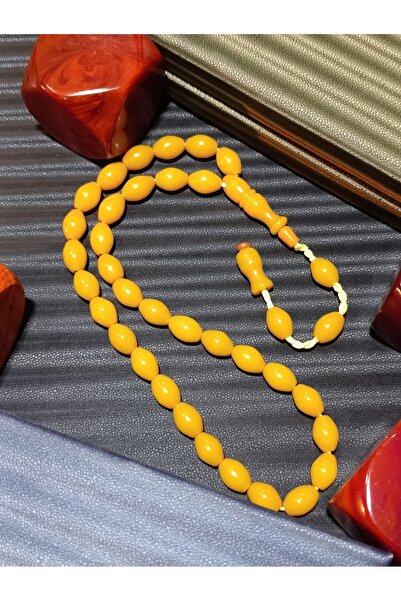 Anemore Collection سبحة من العقيق الأصفر مع نظام قطع أبيض