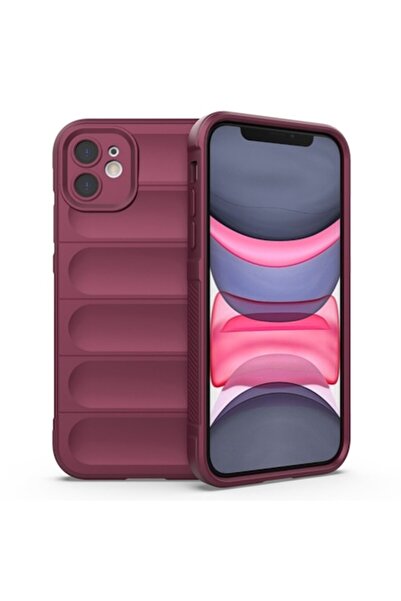 SOFAL Husa pentru iPhone 11, P141, Poliuretan, Bordeaux