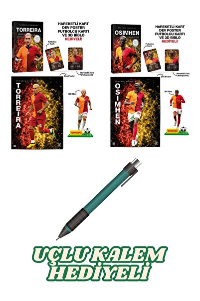 Parodi Yayınları Osimhen - Torreira Sahanın Yıldızları - 3D Biblo Poster Hedi...