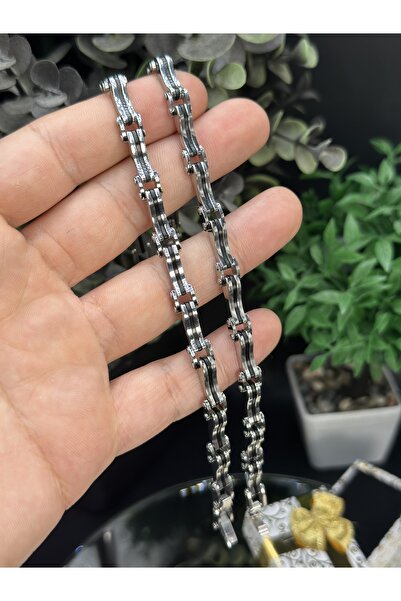 NikaŞ جودة لا تُضاهى! سوار رجالي أصلي من الفولاذ المقاوم للصدأ 316L مضاد للحس...