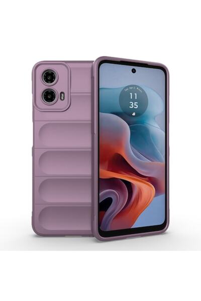 SOFAL Θήκη για Motorola Moto G34 (P329), Πολυουρεθάνη, Μωβ