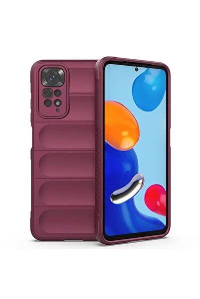 SOFAL Carcasă pentru Xiaomi Redmi Note 11 / Note 11S, H90, Poliuretan, Bordeaux