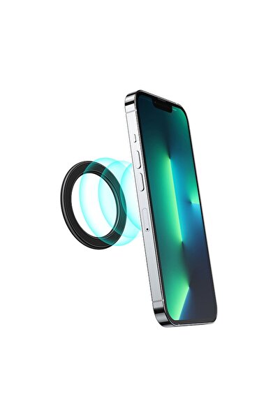 SOFAL Universal Phone Holder O5, Silicone, Magnet, 3M Adhesive, Black