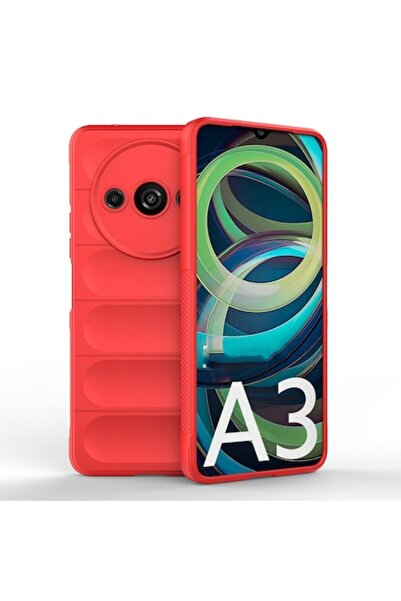 SOFAL Phone case for Xiaomi Redmi A3 (H196), Polyurethane, Red