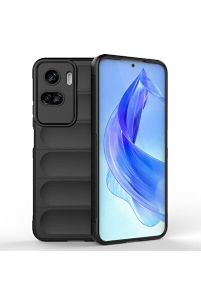 SOFAL Θήκη τηλεφώνου για Honor 90 Lite (P377), πολυουρεθάνη, μαύρη