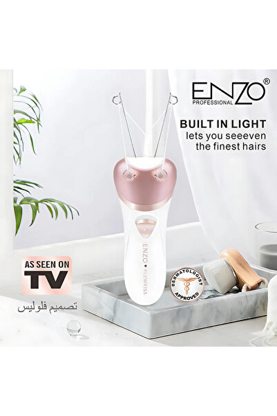 Enzo Professional ENZO EN-9841 Female Cotton Thread Epilator & Electric Shaver Mini Women’s Facial Hair Remover