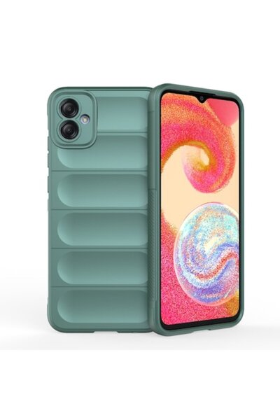 SOFA Θήκη τηλεφώνου για Samsung Galaxy A04e/M04, P259, πολυουρεθάνη, πράσινη