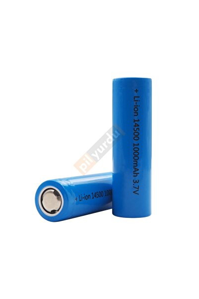 PİLYURDU Pil Yurdu - 14500 AA 3.7V 1000mAh Li-Ion Şarj Edilebilir Silindirik ...