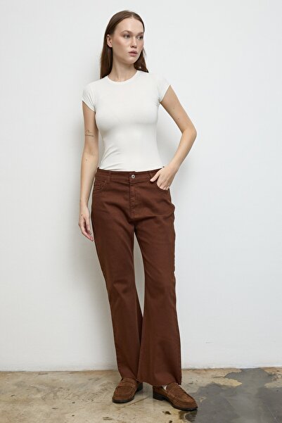QANU Denim Pants Tan