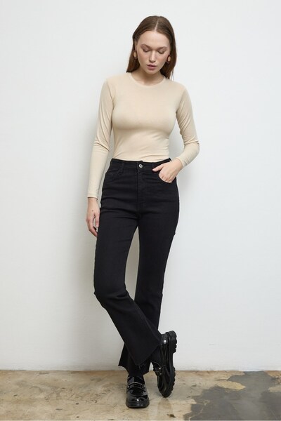 QANU Denim Trousers Black