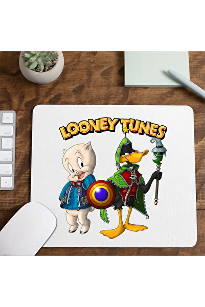 OEM Mousepad Porky Daffy Wizard Looney Tunes