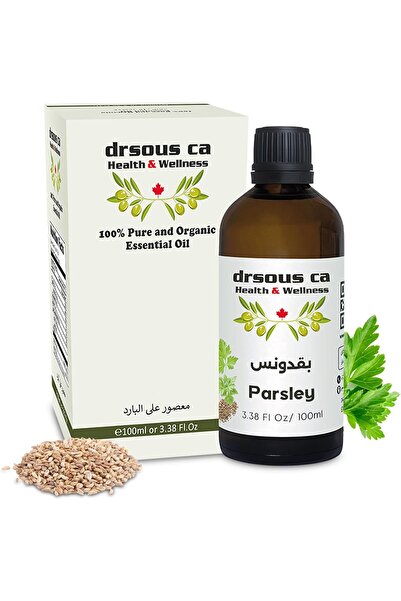 dr sous زيت بذور البقدونس 100 مل - زيت بذور البقدونس المعصور على البارد النقي...