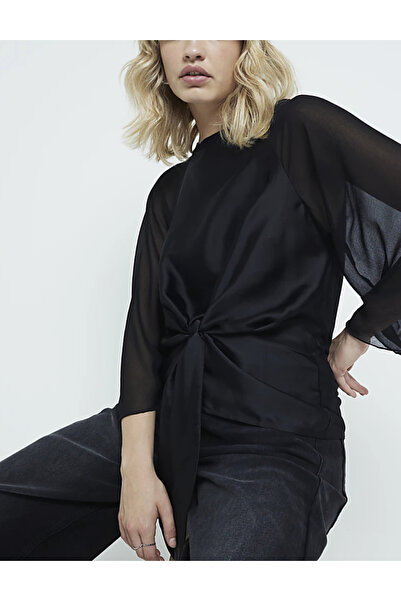 River Island Cămașă River Island, negru