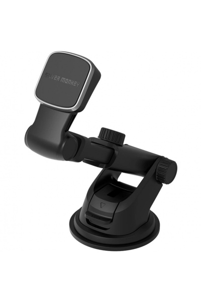 Silver Monkey Suport Auto Magnetic SMA013, Universal, Negru