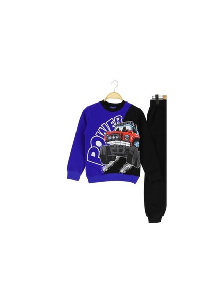 Atabay Kids Atabay 269-10-25 Men's 2-Piece Set Power Rush Printed 2-String Shirt and Shorts Age 3/6