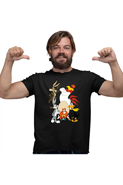 OEM Men's T-shirt Bugs Bunny Coyote Foghorn Daffy Looney Tunes