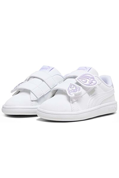 Puma Smash 3.0 Bfly V Inf 394804 Baby Orthopedic Sports Shoes White