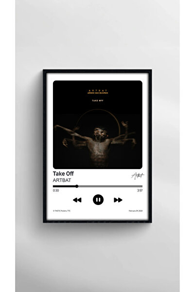 Thetic ARTBAT - Poster PREMIUM Spotify din colecția Take Off Single - Poster pentru melodie!
