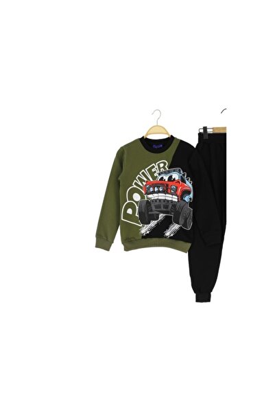 Atabay Kids Atabay 269-10-25 Men's 2-Piece Set Power Rush Printed 2-String Shirt and Shorts Age 3/6