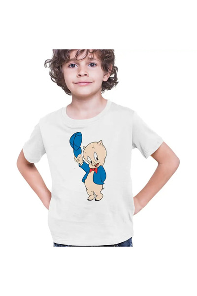 OEM Tricou Copii Baieti Porky Looney Tunes Desene Purcelusi