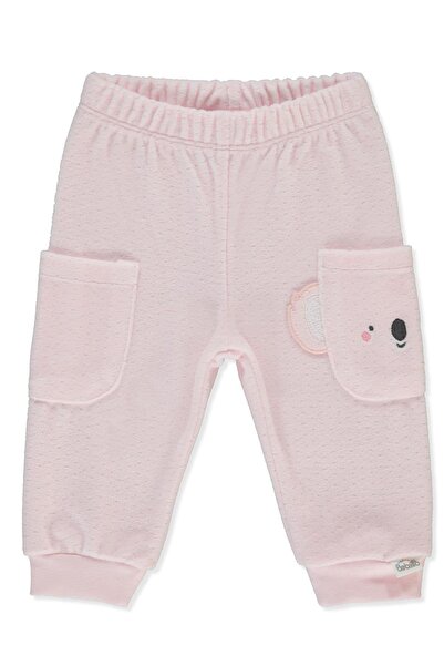 Bebetto بنطلون مخملي بدون جوارب (MY LITTLE ONE) وردي