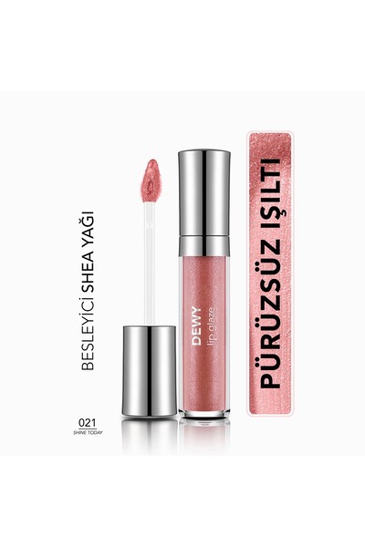 Flormar Dewy Lip Glaze Nemlendirici Dudak Parlatıcısı No: 021