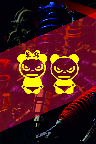 sticker ملصق زجاجي هولوغرام بتصميم رمز المشاعر الغاضبة مقاس 14×10 سم للسيارات...