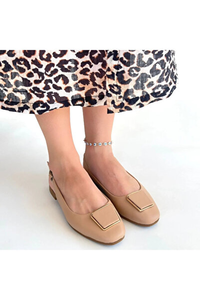 GökTR Canka Nude Skin Ballerina Shoes