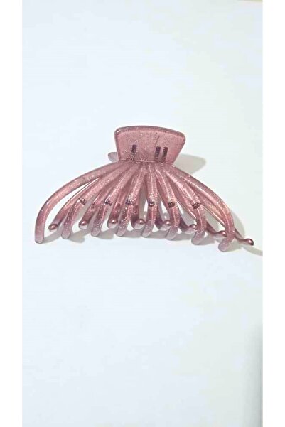 cityvision Glittery Octopus Model Dusty Rose Color Hair Clip 12 cm Large Size