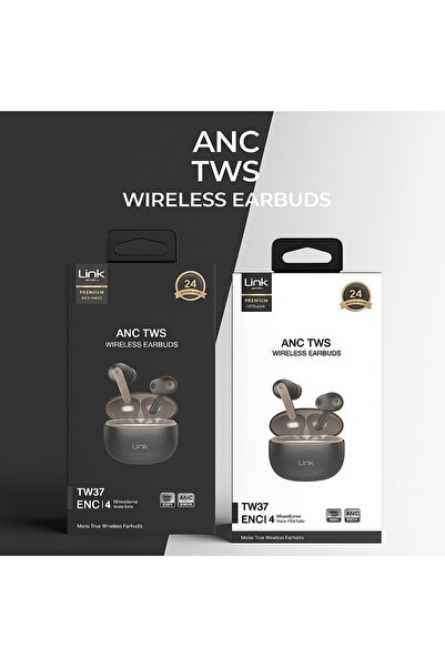 Store TW37 Premium Minimal IPX4 Certified ANC TWS Bluetooth Earphones