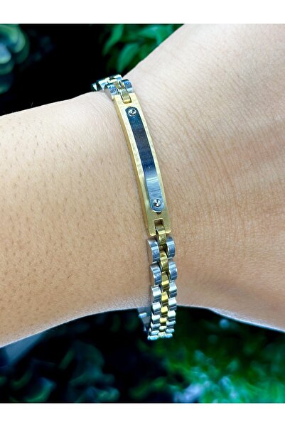 NikaŞ جودة لا تُضاهى! سوار رجالي أصلي من الفولاذ المقاوم للصدأ 316L مضاد للحس...