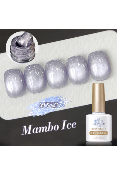 Born Pretty Mambo İce Cat Magnetic Gel/Mambo İce Kedi Gözü Kalıcı Oje(MY63)-10ml