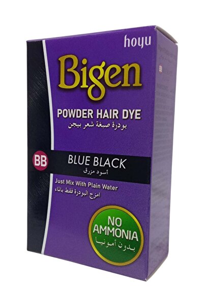 BİGEN Powder Hair Dye, Bluish Black, 6g