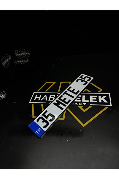 Habipselek AppMarket Araç Standart Baskı Plaka ( 1 adet ) dekor plaka