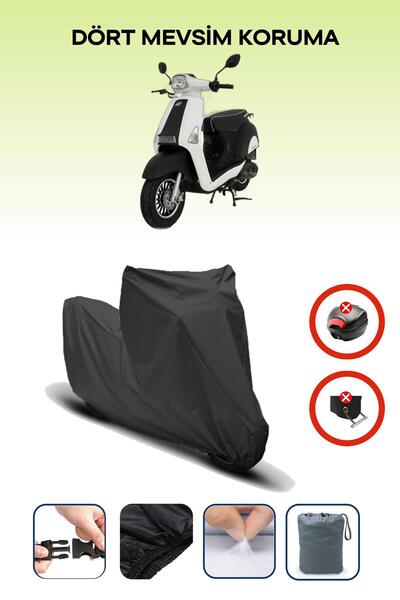 Breen Black Mondial 50 Revival Compatible Engine Cover, Protection Cover