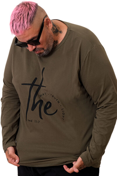 ModeXL Ανδρικό μακρυμάνικο μπλουζάκι Mode XL THE SED U25103