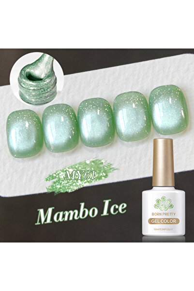 Born Pretty Glitter Cat Magnetic Gel/Simli Kedi Gözü Kalıcı Oje(MY61)-10ml